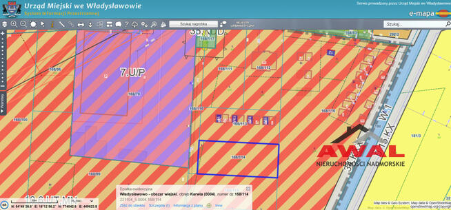 Działka budowlana Karwia gm. Władysławowo, Śmiała