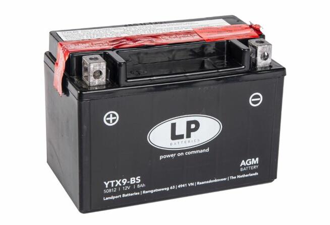 Akumulator 12V 8Ah 110A Landport YTX9-BS-DARMOWY DOWÓZ