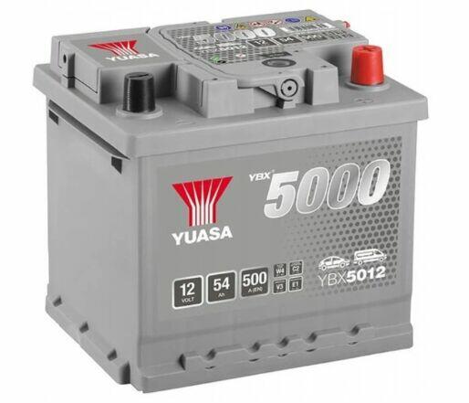 Akumulator 12V 54Ah 500A Yuasa YBX5012 Silver-DARMOWY DOWÓZ