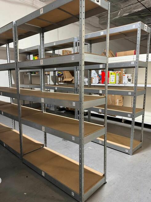 Regał metalowy magazynowy sklep biuro garaż piwnica