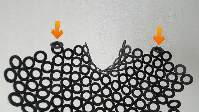 Rzeźba metal ścienna loft metaloplastyka na ścianę prezes dy