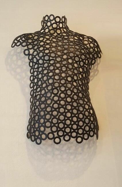 Rzeźba metal ścienna loft metaloplastyka na ścianę prezes dy