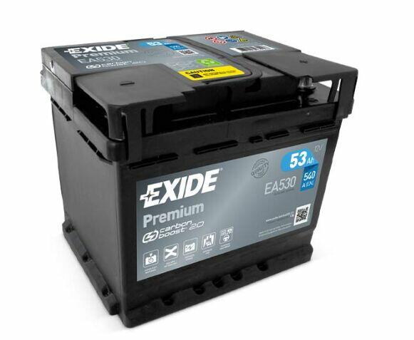 Akumulator 53Ah 540A EA530 Exide Premium-DARMOWY DOWÓZ