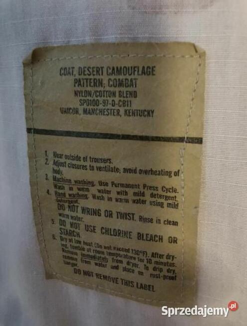 Bluza US NAVY ARMY Camo Beżowa Pustynna Khaki L/XL JAK NOWA