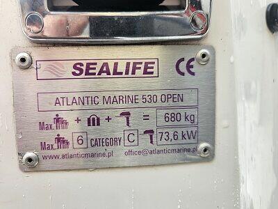 Jacht motorowy Atlantic Marine 530 2017 90KM 6-os.