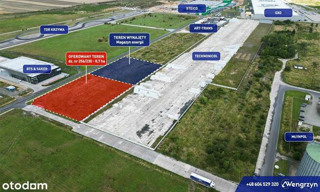 Teren pod stację paliw, stację ładowania pojazdów, przy A4