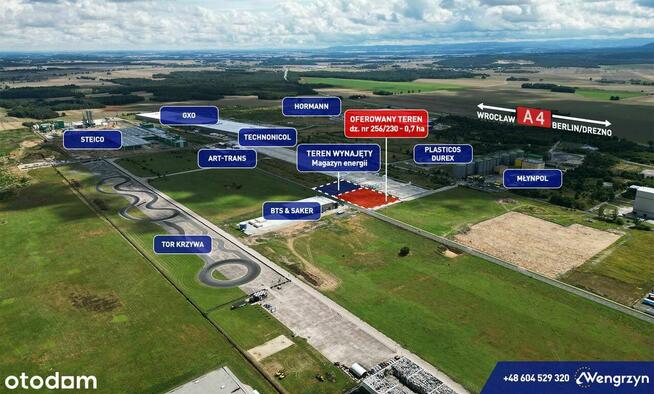 Teren pod stację paliw, stację ładowania pojazdów, przy A4