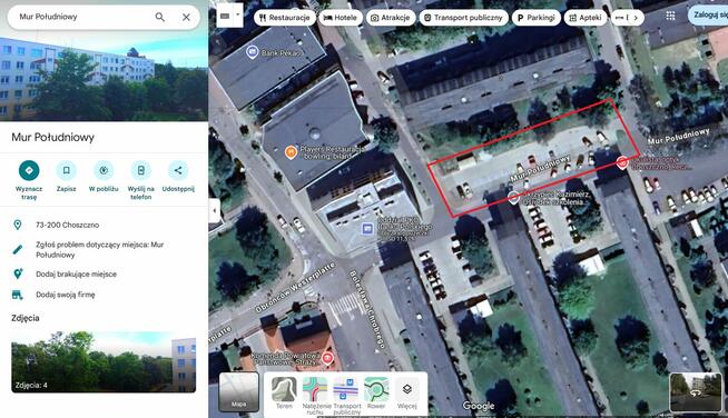 Wynajmę miejsce parkingowe w Choszcznie (szlaban)