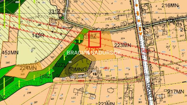 Działka budowlana Byszyce gm. Wieliczka