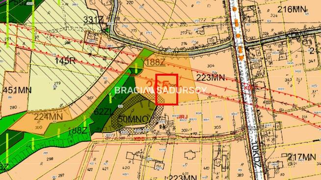 Działka budowlana Byszyce gm. Wieliczka