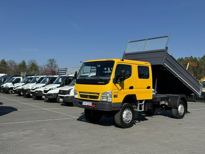 Mitsubishi Canter Fuso 4x4 17C18D 4.9/180KM Wywrotka 3-stronna Brygadówka DOKA 7 osób Klimatyzacja D