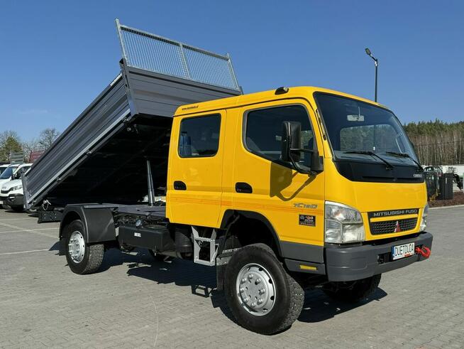 Mitsubishi Canter Fuso 4x4 17C18D 4.9/180KM Wywrotka 3-stronna Brygadówka DOKA 7 osób Klimatyzacja D
