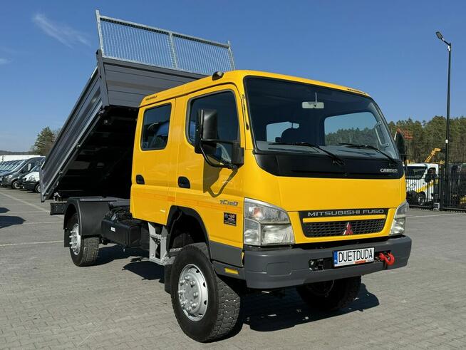 Mitsubishi Canter Fuso 4x4 17C18D 4.9/180KM Wywrotka 3-stronna Brygadówka DOKA 7 osób Klimatyzacja D
