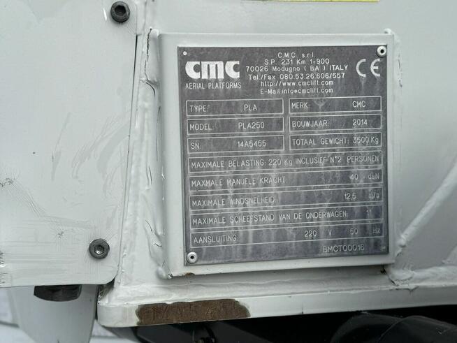 Renault Maxity Podnośnik Koszowy 25m CMC PLA 250 Zwyżka Pilot Wumag GSR Multitel P7