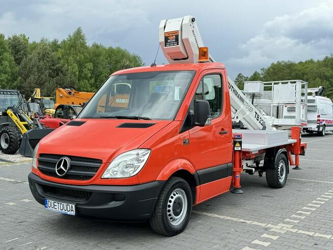 Mercedes Sprinter Podnośnik Koszowy 22m RUTHMANN TB 220 Zwyżka Palfinger Wumag GSR P7