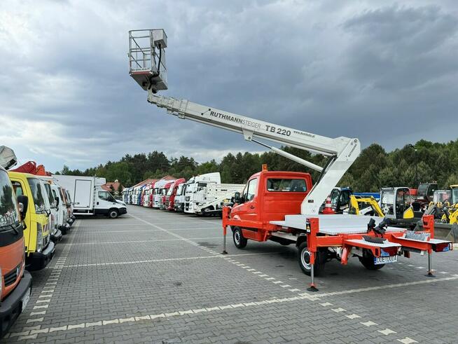 Mercedes Sprinter Podnośnik Koszowy 22m RUTHMANN TB 220 Zwyżka Palfinger Wumag GSR P7
