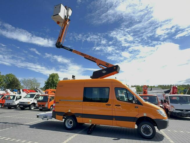 Mercedes Sprinter Zwyżka Podnośnik Koszowy VERSALIFT KLUBB ET-36-LF UDT Wysokość Podnoszenia 14m 100