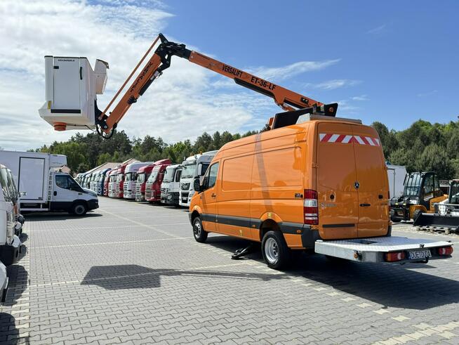 Mercedes Sprinter Zwyżka Podnośnik Koszowy VERSALIFT KLUBB ET-36-LF UDT Wysokość Podnoszenia 14m 100