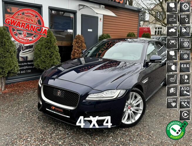 Jaguar XF Polski Salon, Podgrzewane fotele przód, tył, Kamera cofania, MERIDIAN