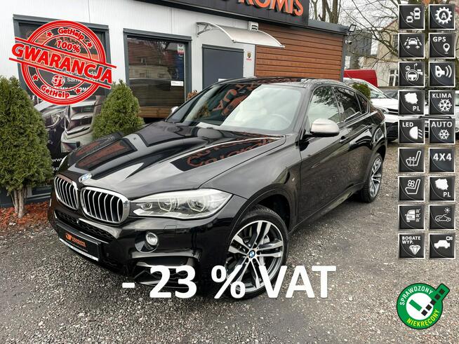 BMW X6 M50 LED, Klima, Navi, Akt. Tempomat, Asystenci, Kamera 360, Ambiente, USB
