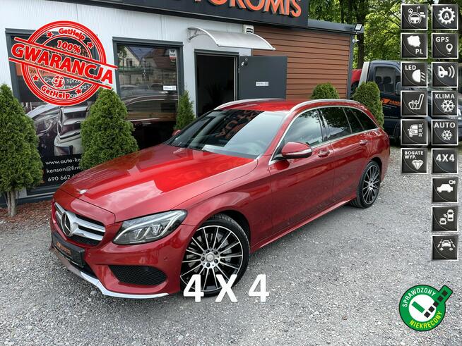Mercedes C 250 4-Matic, LED, HAK,Asystenci,Martwe Pole,Burmester,MultiBeam,Keyless GO