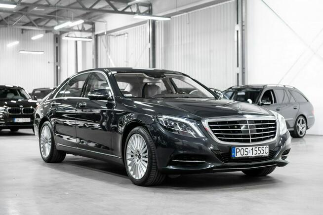 Mercedes S 500 4Matic Long 4.7 V8 455 KM. Salon PL. Noktowizor. Kamery 360. Akt. temp