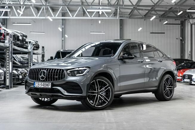 Mercedes GLC 43 AMG Coupe 390KM. Gwarancja do 06.2026. Burmester. Aktywny wydech.