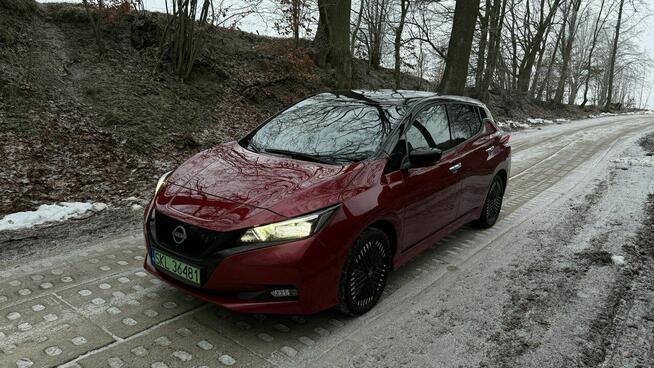 Nissan Leaf max wersja bateria 62kWh 25 tyskm moc 217KM jedyny taki okazja gwaranc