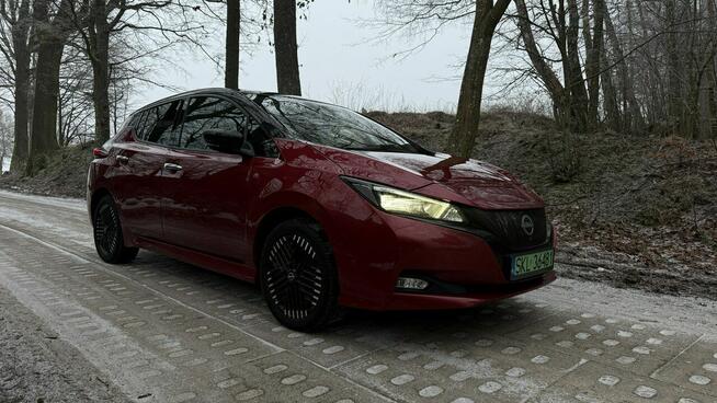 Nissan Leaf max wersja bateria 62kWh 25 tyskm moc 217KM jedyny taki okazja gwaranc