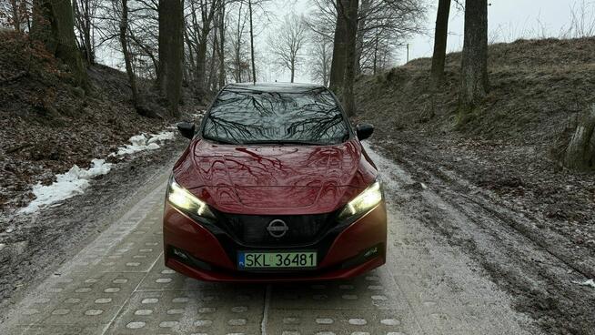 Nissan Leaf max wersja bateria 62kWh 25 tyskm moc 217KM jedyny taki okazja gwaranc