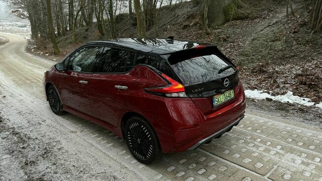 Nissan Leaf max wersja bateria 62kWh 25 tyskm moc 217KM jedyny taki okazja gwaranc