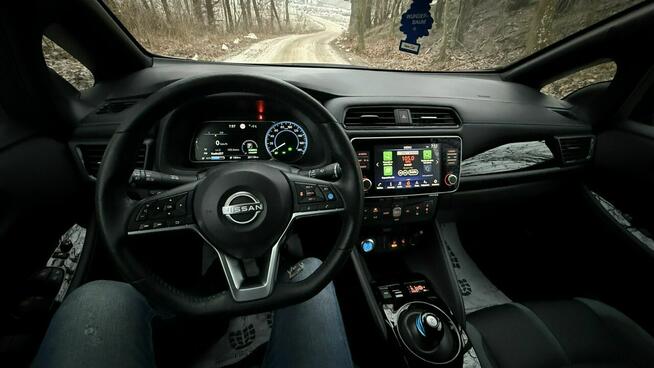 Nissan Leaf max wersja bateria 62kWh 25 tyskm moc 217KM jedyny taki okazja gwaranc