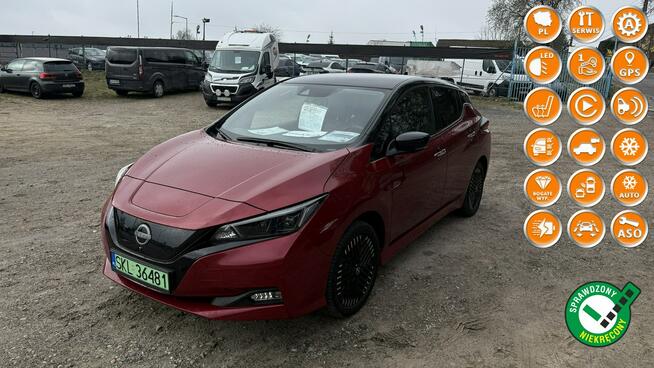 Nissan Leaf 62kwh Tekna + max wersja kamery 360 skóry  zamiana jak nowy 1.r.gwaran