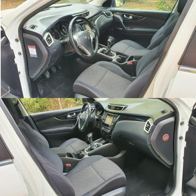 Nissan Qashqai 1.5 dCi # NAVI # Climatronic # Panorama # Kamera # Biała Perła # IGŁA