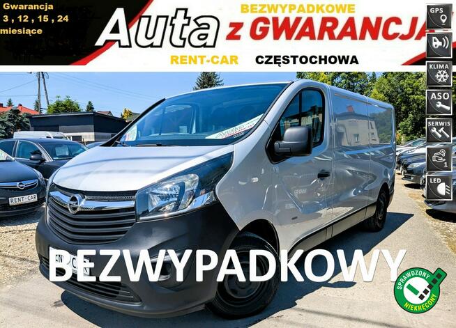 Opel Vivaro 1.6CDTi Long*125PS*Ciężarowy BUS 3-Osoby Bezwypadkowy Klima Serwis