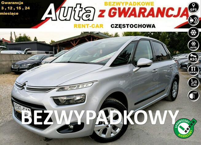 Citroen C4 Picasso 1.6HDi*OPŁACONY*Bezwypadkowy*Klimatronik*Navi*Serwis*VIP GWARANCJA24M