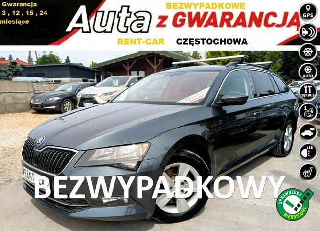 Škoda Superb 1.6TDi*120PS*OPŁACONY*Bezwypadkowy Klimatronik Serwis*GWARANCJA24M