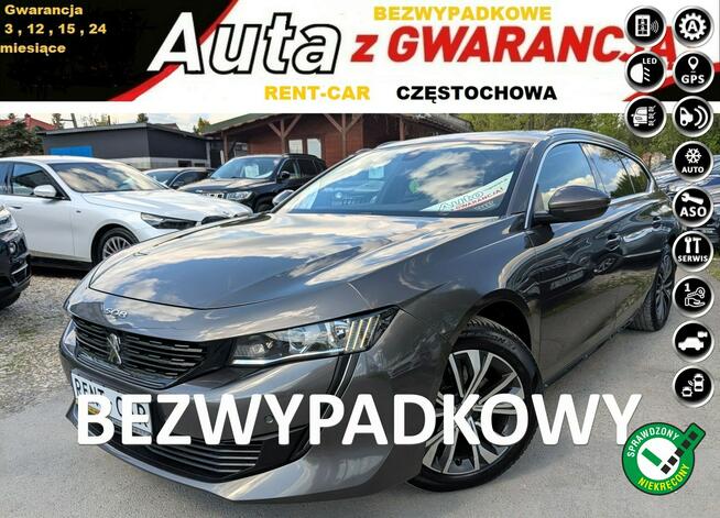 Peugeot 508 1.5HDi*OPŁACONY Bezwypadkowy Klimatronik Automat Navi*Serwis*GWARANCJA