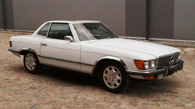Mercedes SL 350 350SL R107 W107 Cabrio V8 Hardtop Sprowadzony LUXURYCLASSIC