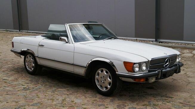 Mercedes SL 350 350SL R107 W107 Cabrio V8 Hardtop Sprowadzony LUXURYCLASSIC