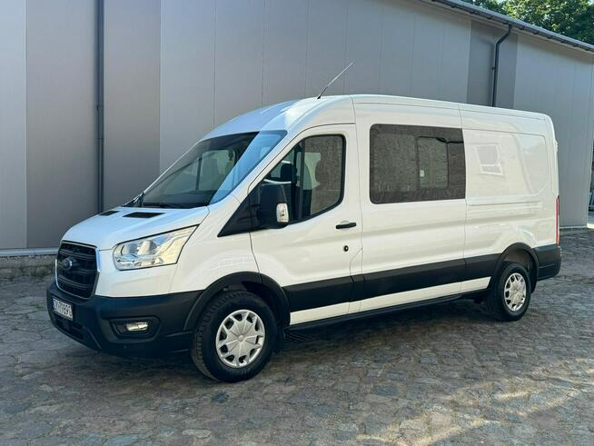 Ford Transit Salon PL L3H2 7-miejscowy Brygadówka Hak PDC Klima Bluetooth F.Vat23%