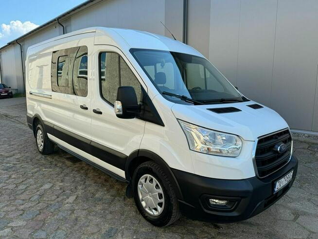 Ford Transit Salon PL L3H2 7-miejscowy Brygadówka Hak PDC Klima Bluetooth F.Vat23%