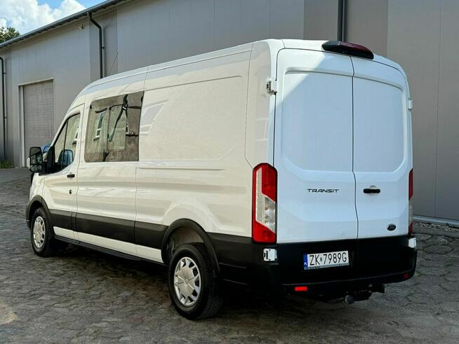 Ford Transit Salon PL L3H2 7-miejscowy Brygadówka Hak PDC Klima Bluetooth F.Vat23%