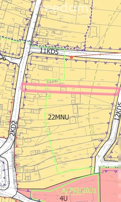 Centrum miasta działka budowlana Włodowice 1379m2