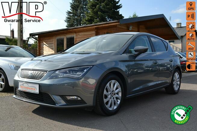 Seat Leon LED*Skórzana Tapicerka*Alufelgi*Podgrz. Fotele*Nawigacja