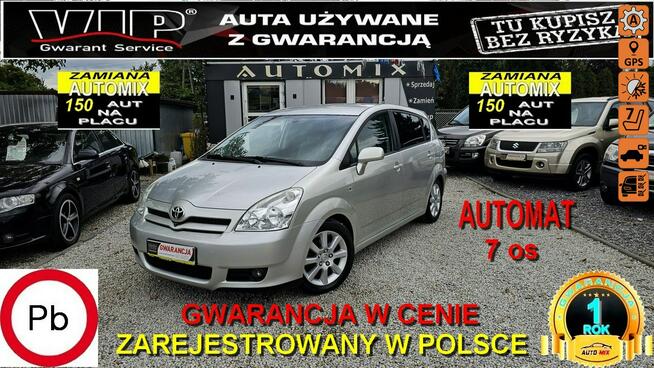 Toyota Corolla Verso -SPRZEDANY- 1,8 Benz* AUTOMAT * 7 OSOBOWA * Super Stan * Gwarancja