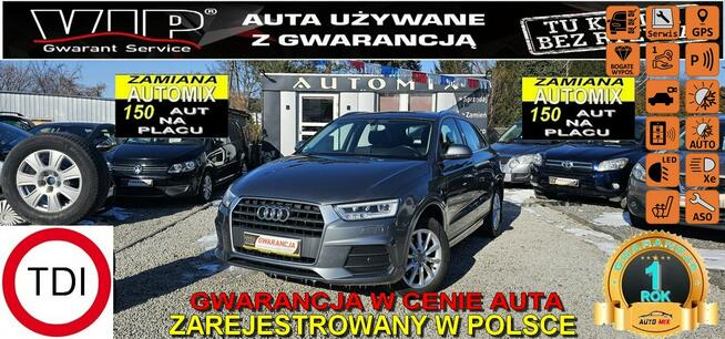 Audi Q3 LIFTING ,Manual,Zarejestrowany w PL 1-Wł 2Xkoła GWARANCJA,Lub Zamienie