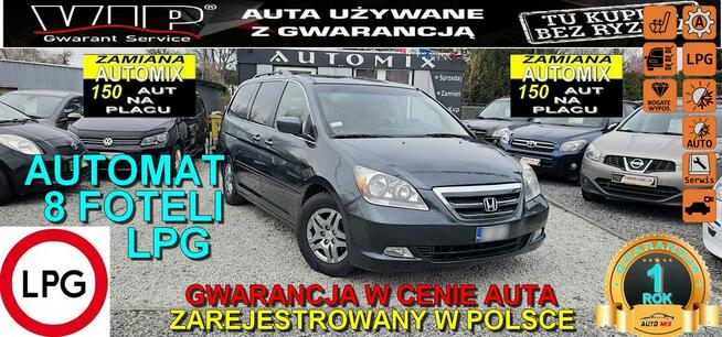Honda Odyssey LPG,Automat,8-foteli,2X koła,Welury,Zarejestrowany,Możliwa ZAMIANA