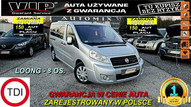 Fiat Scudo LONG!!  2,0HDI 140KM ,2xdrzwi,Panorama,!8Os GWARANCJA/ZAMIANA