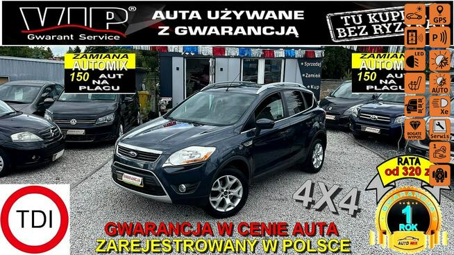 Ford Kuga -SPRZEDANY- 2,0 TDCI * przebieg 162 tys ! Hak *Gwarancja*AUTOMI-X PL